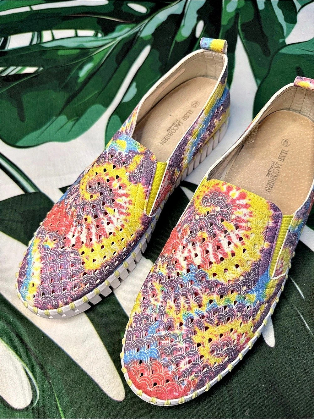 Ilse Jacobsen Multicolor Slip-On Sneakers Like New